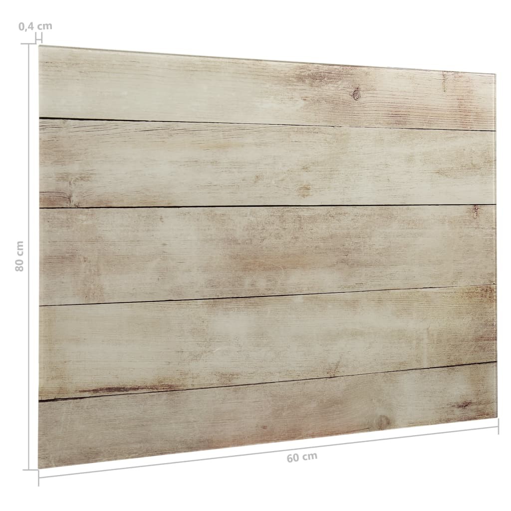 Wall Mounted Magnetic Board Glass 60x80 cm